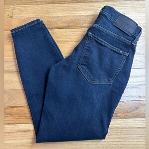 Lucky Brand Jeans Size 4/27A Dark Denim Ava Skinny Mid Rise Ankle Crop